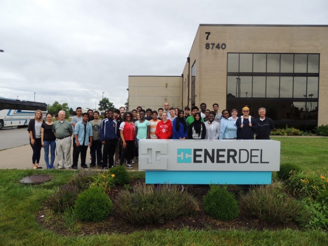 IUPUI Summer program tours EnerDel facility